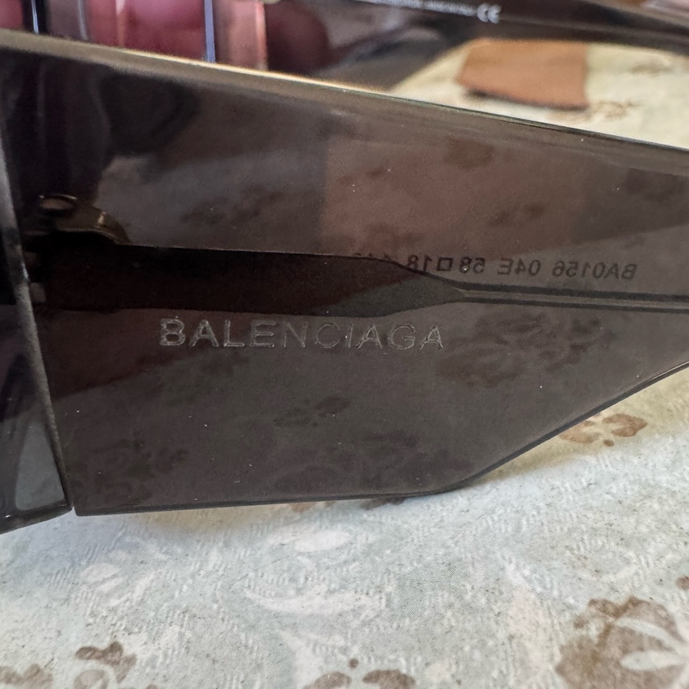 Authentic Balenciaga gray Sunglasses BA0156